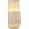 Ekena Millwork Eugene Rough Sawn Timber Gable Bracket, Douglas Fir, 72"W x 12"H x 6"D x 6"F, 4/12 Pitch GBW072X12X0606EUG00RDF - alternate 3